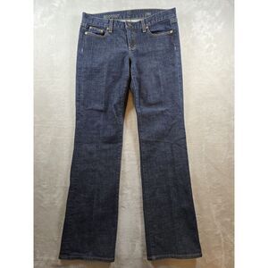 J. Crew Bootcut Jeans Womens 29R Dark Blue Fit 31x32‎ Low Rise Made In USA
